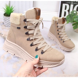 Botas aislantes impermeables Rieker W RKR572 beige 17
