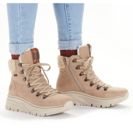 Botas aislantes impermeables Rieker W RKR572 beige 19