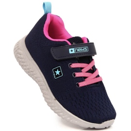 Zapatillas deportivas NEWS Jr EVE396A azul marino 10
