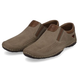 Rieker M RKR580 Zapatos calados piel marrón 20