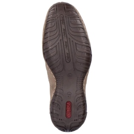 Rieker M RKR580 Zapatos calados piel marrón 22