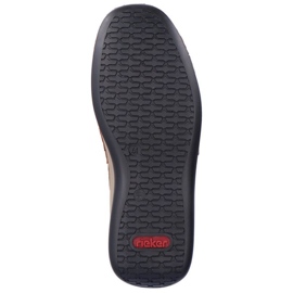 Zapatos de piel calados Rieker M RKR198A marrón 18