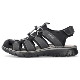 Sandalias cerradas Rieker 26770-00 RKR584 negro 22