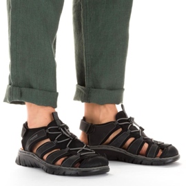 Sandalias cerradas Rieker 26770-00 RKR584 negro 24