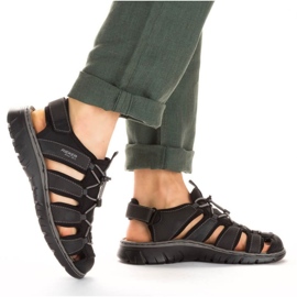 Sandalias cerradas Rieker 26770-00 RKR584 negro 25