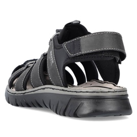 Sandalias cerradas Rieker 26770-00 RKR584 negro 26