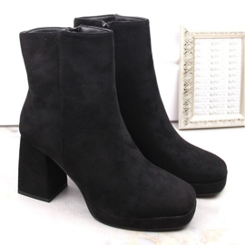 Botines de ante Jezzi W JEZ411A, negro 7