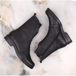 Rieker Botas de piel cómodas y aislantes Remonte W RKR630, negro 21