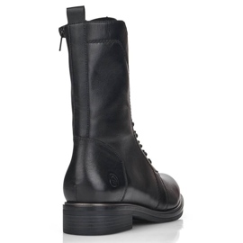 Rieker Botas de piel cómodas y aislantes Remonte W RKR630, negro 24