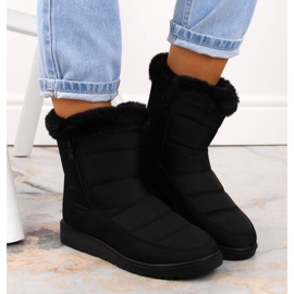 Botas de nieve aislantes con pelo Potocki W WOL197, negro 10