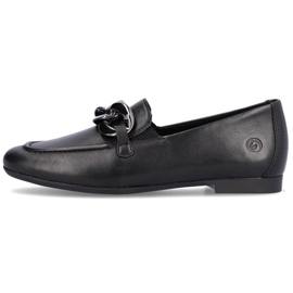 Rieker Zapatos cómodos de piel con cadena Remonte W RKR645, negro 28
