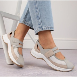Rieker Zapatos cómodos velcro Remonte W RKR660 multicolor 19
