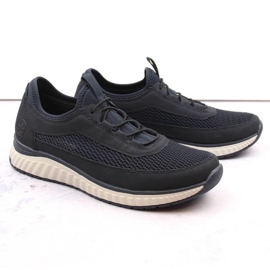 Zapatos cómodos Rieker M RKR657 azul marino 13