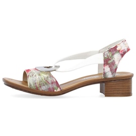 Sandalias cómodas florales Rieker W RKR334C multicolor 26