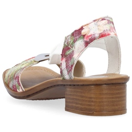 Sandalias cómodas florales Rieker W RKR334C multicolor 27