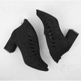 Potocki W WOL225A botines de ante, negro 10