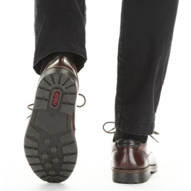 Zapatos con banda elástica Rieker M 15320-25 marrón 26