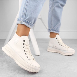 Big Star OO274064 Sneakers en la plataforma blanca blanco 7
