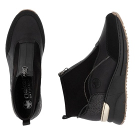 Rieker N6361-00 cuñas negras negro 20
