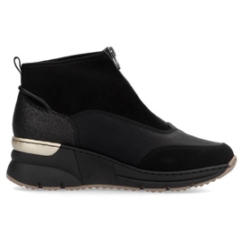 Rieker N6361-00 cuñas negras negro 21