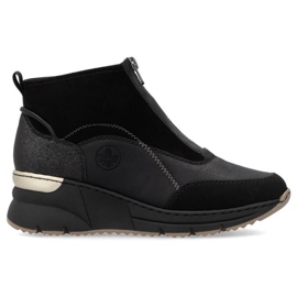 Rieker N6361-00 cuñas negras negro 24