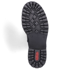Botas de piel Rieker 72625-00 negro 22