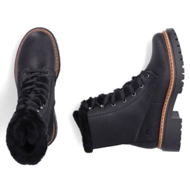 Botas de piel Rieker 72625-00 negro 23