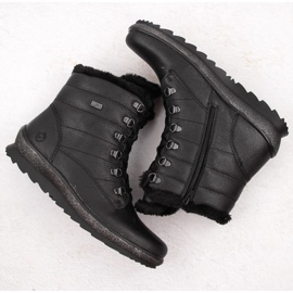 Rieker Botas aislantes de piel Remonte W RKR629B negro 17