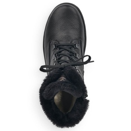 Rieker Botas aislantes de piel Remonte W RKR629B negro 22