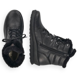 Rieker Botas aislantes de piel Remonte W RKR629B negro 25
