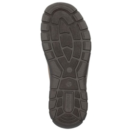 Rieker M RKR710 Zapatos de piel marrón 15