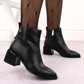 Tacones altos de las mujeres Goe OO2N421 Negro 9