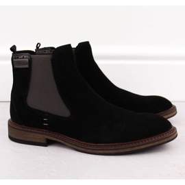 Big Star INT2047 botas Jodhpur para hombres negro 6