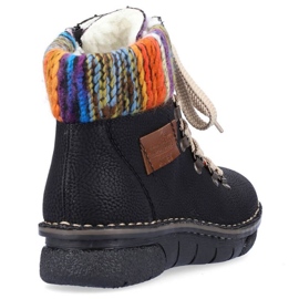 Botas negras Rieker 73343-0 negro 18
