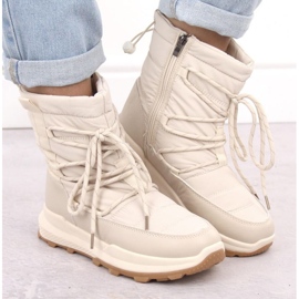 Botas de nieve para mujeres Potocki Wol274 beige 10