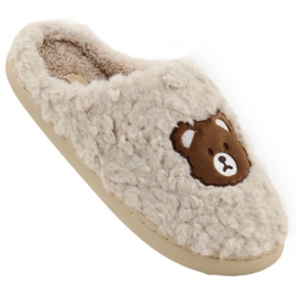 Zapatillas de estar por casa con osito Unisoft W 6625 EVE467 beige 13