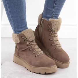Botines Rieker 70402-24 beige con pelo 22