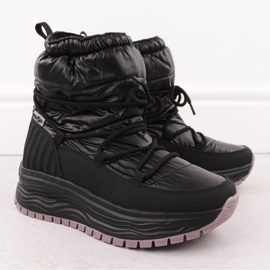 Filippo DBT6647 botas de nieve sin cordones para mujer, negro 9