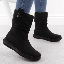 Rieker 74283-00 botines aislantes con cremallera, negro 15