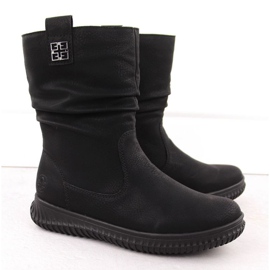 Rieker 74283-00 botines aislantes con cremallera, negro 16
