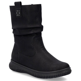 Rieker 74283-00 botines aislantes con cremallera, negro 17