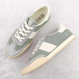 Big Star Zapatos deportivos masculinos grandes estrellas nn174517 gris-verde 7