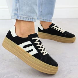 Zapatos en la plataforma Filippo Paw589 Black negro 9