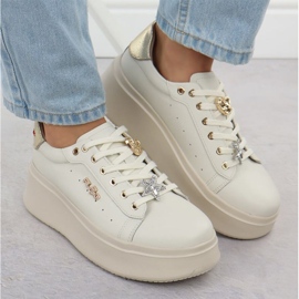 Zapatos en la plataforma Filippo Paw592 beige 11