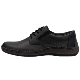 Zapatos para hombres rieker 05211-00 negro 17