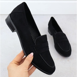 Lords Potocki Suede Zapatos SZ12585 Negro 7