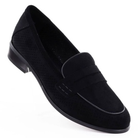 Lords Potocki Suede Zapatos SZ12585 Negro 8