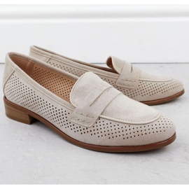 Zapatos de ante Openwork Lords Potocki SZ12585 Beige 9
