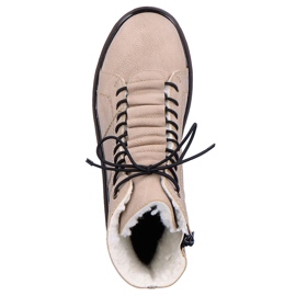 Botas cómodas de mujer con aislamiento beige Rieker Y3420-60 2