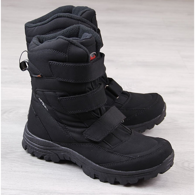 Botas de nieve hombre impermeable trekking negro American Club 2